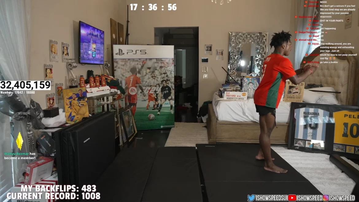 IShowSpeed – Backflip IShowSpeed - Backflip