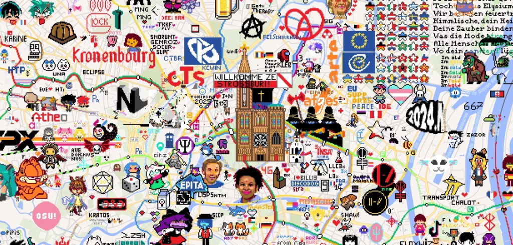 Pixel War Wplace - Strasbourg