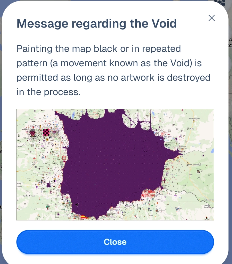 Wplace Andorra void - Warning message