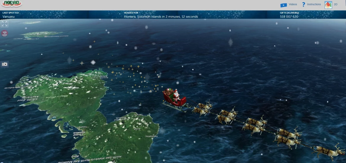 track Santa in real time